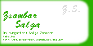 zsombor salga business card